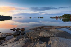 Cosy evening picture in Stockholm archipelago