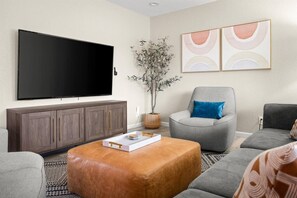 Living Room with 75” TV