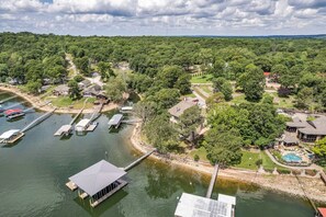 Aerial View of the Back of the House