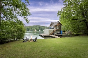 Backyard view from house
