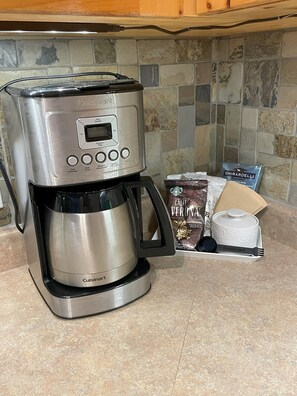 First pot of coffee is on us