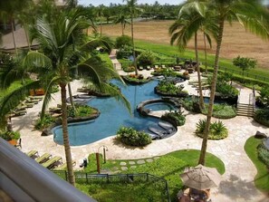 Lagoon Pool view from lanai