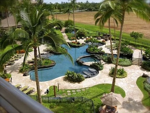 Lagoon Pool view from lanai