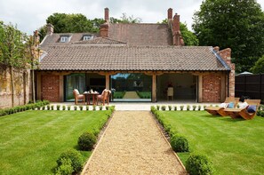The house is tranquil and private