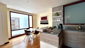 Kitchen & Living Area