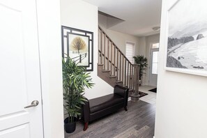 Resting area at entrance