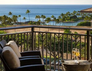 View from west lanai to Four Seasons Resort