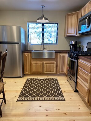Kitchen and dining area