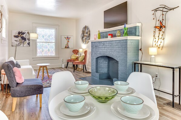 Indianapolis Vacation Rental | 2BR | 1.5BA | Stairs Required | 1,500 Sq Ft