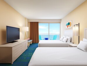 Unit with 2 Double size beds