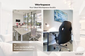 Designed for digital nomads and remote workers. Plug in, focus, and work comfortably from your private desk or the building’s professional business lounge.