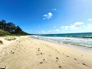 Photo of the beach taken right in front of our property