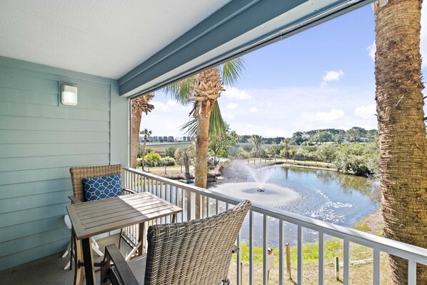 Beautiful balcony view