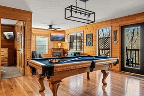 Feel like staying in?  There's plenty of entertainment in the game room.