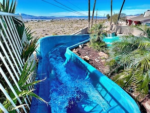 Professional waterslide, Lake view and no rear neighbors