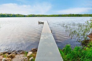 Dock leading out to Gilmore Lake