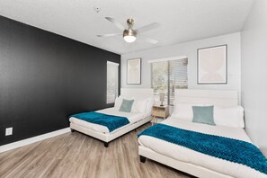 Bedroom 2 with two Full-sized beds (Sleeps 4)