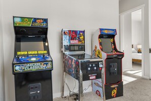 Arcade Games in Loft area!