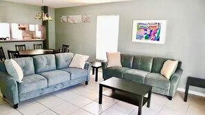 Tastefully furnished living space