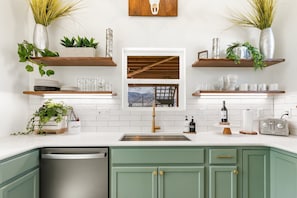 Custom cabinets finished with non-toxic no VOC primer paint and seal| Healthy Home Colorado Springs