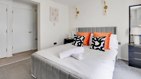 Bedroom at Luxiety Stays Serviced Accommodation in Southend-On-Sea