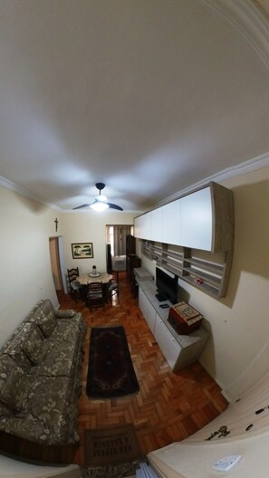 Visão da sala, entrada no apartamento