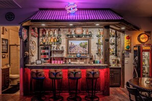 Custom Harley Davidson Bar! Waiting for you to bring your spirits!!!