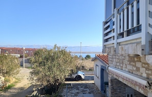 outside