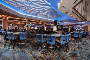 Our casino has all the games you love – slots, blackjack, roulette, craps, William Hill Sportsbook, and more.