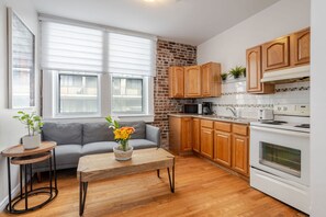 Living Room & Kitchen : Inviting space to cook and connect