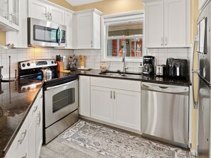Whip up something delicious in the Kitchen with modern appliances.