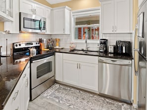 Whip up something delicious in the Kitchen with modern appliances.