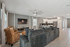 Living Room 70" Roku TV