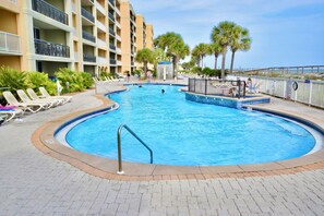 Azure Resort: 1 of 2 pools (one pool heated seasonally)
