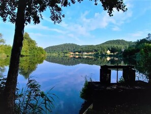Blick von der Unterkunft
