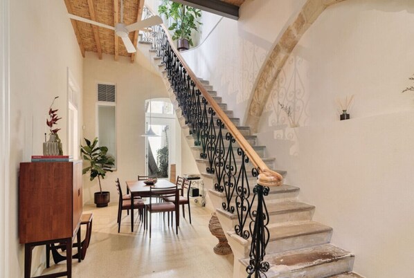 Grand Staircase with High Ceilings
