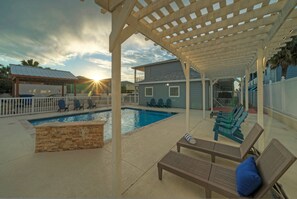 Poolside bliss.
