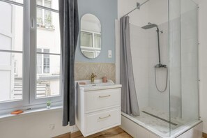 Shower in the Bedroom