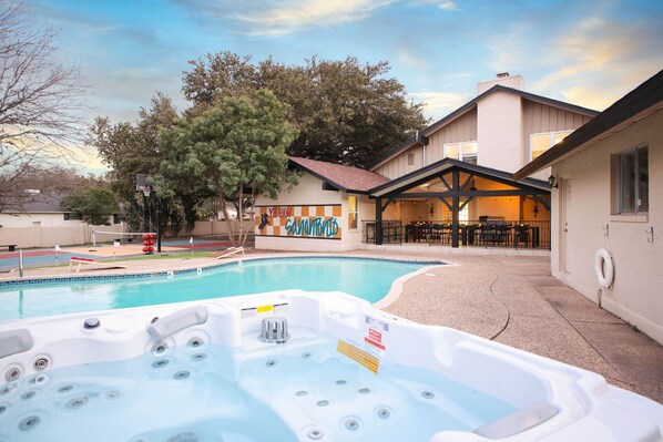 Backyard bliss awaits! Your private San Antonio retreat is calling. 