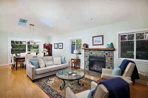 Plenty of seating and natural light 