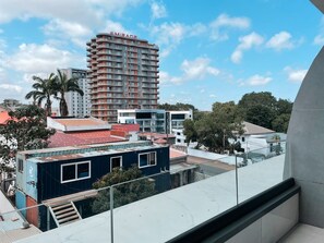 Blick vom Balkon