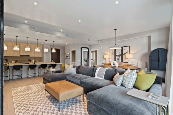 Living Room | McHenry Canyon Haven in Deer Valley, Utah by Luxus Vacation Properties