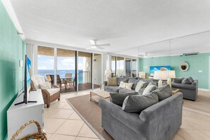 Living Area with Balcony Access