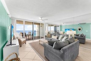 Living Area with Balcony Access