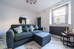 Comfy sofa-bed in the lounge