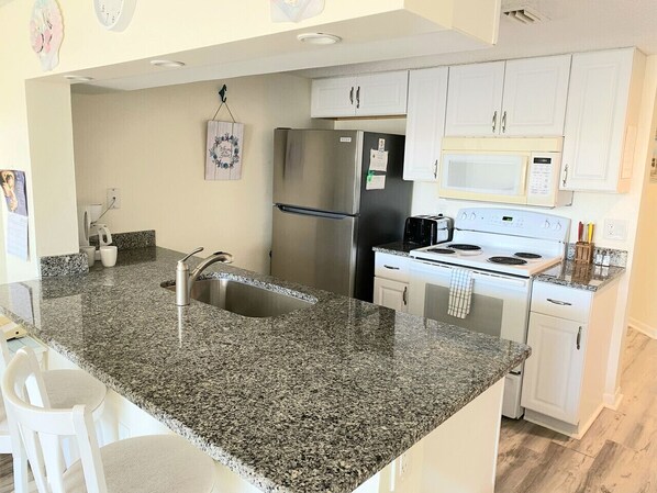 Updated Kitchen with Breakfast Bar