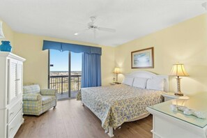 Wake up and step out onto the balcony