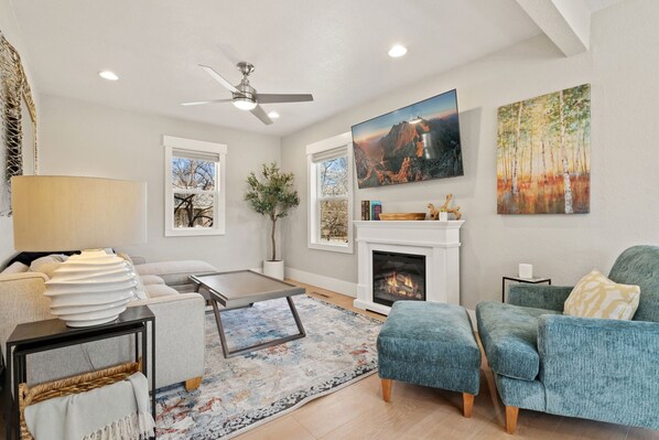 Living Room | 55" Smart TV and Comfortable Seating!
