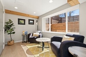 Lounge Area | Reading Nook (garden level)