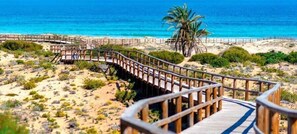Playa de los arenales del sol pasarela